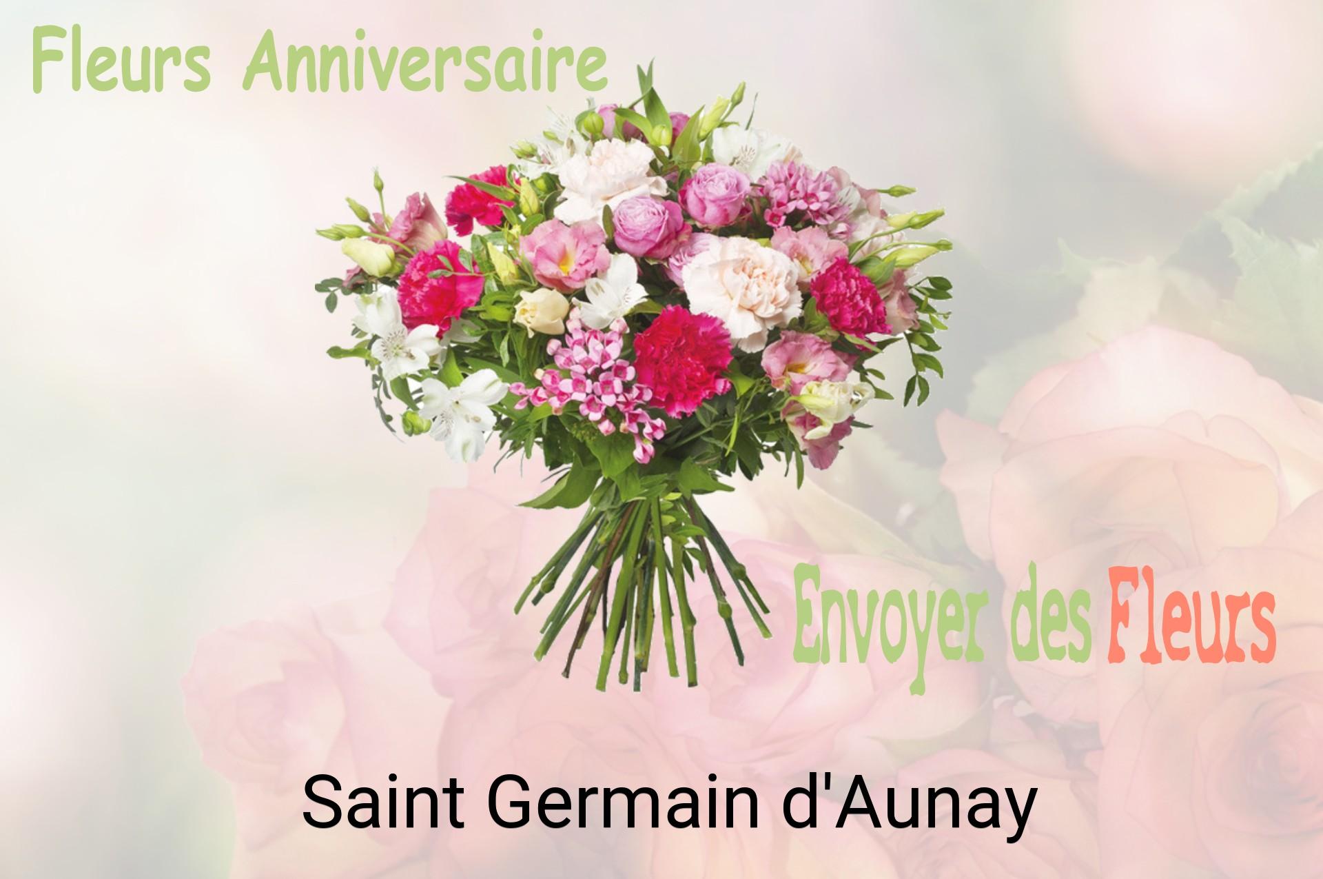 Bouquet de fleurs d’anniversaire livré à Saint-Germain-d'Aunay